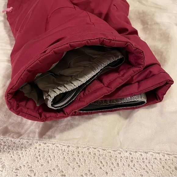 Marker Girls Size 4 Bib Pink Insulated Snow Ski Pants Overalls Fleece - Picture 6 of 13